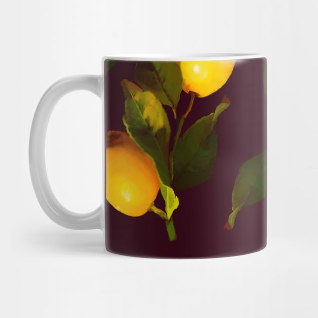 Seamless lemon pattern by shikita_a